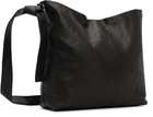 Ann Demeulemeester Black Runa Medium Soft Shoulder Bag