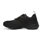Prada Black Leather and Mesh Crossection Sneakers