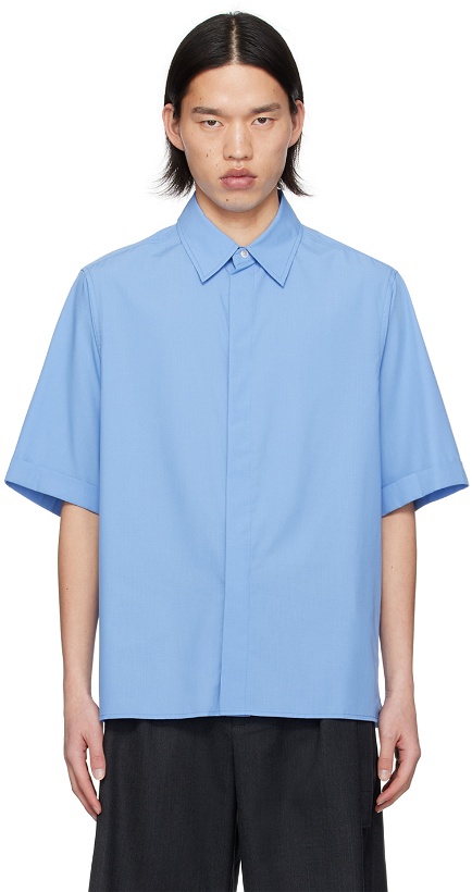 Photo: Youth Blue Vented Shirt