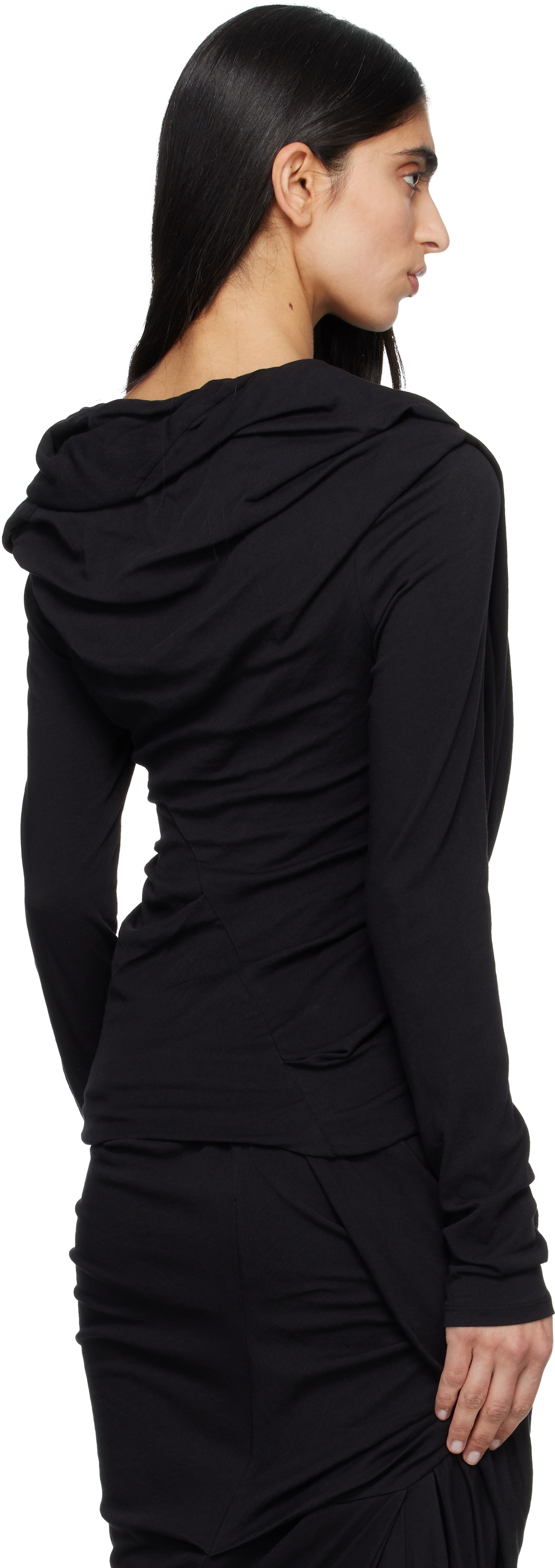 Entire Studios Black Twist Top