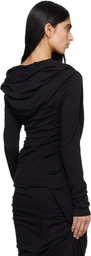 Entire Studios Black Twist Top