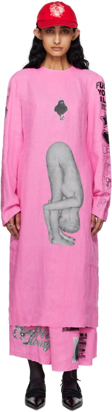 Photo: Ashley Williams Pink Executioner Maxi Dress