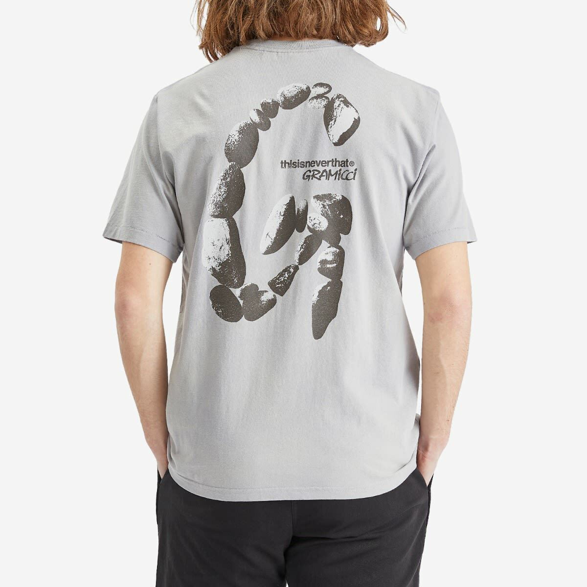 thisisneverthat Men's x Gramicci Sun Faded T-Shirt in Grey