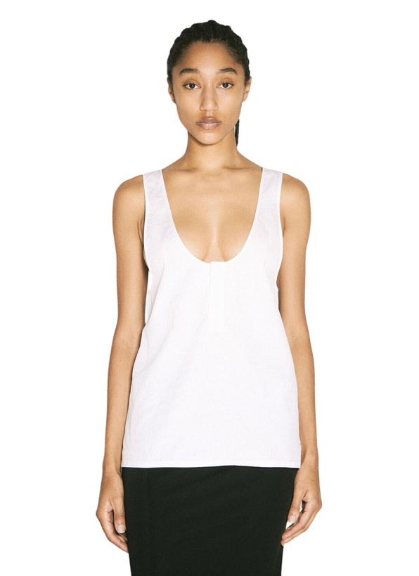 Photo: Saint Laurent Henley Tank Top