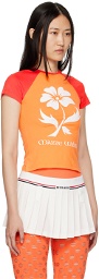 Maisie Wilen Orange Slinky T-Shirt