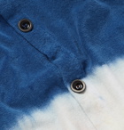 Howlin' - Light Flight Two-Tone Cotton-Blend Terry Shirt - Blue