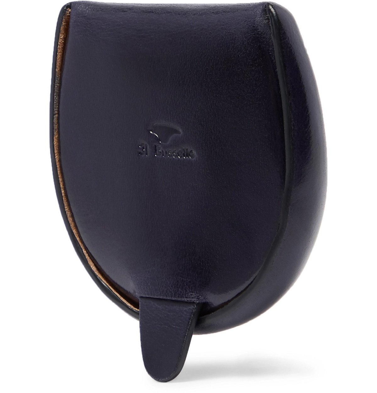 Il Bussetto - Polished-Leather Coin Case - Blue