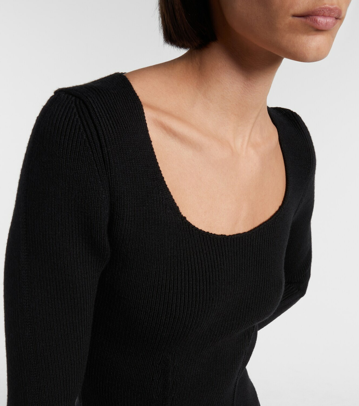 Alaïa Wool-blend corset