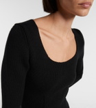 Alaïa Wool-blend corset