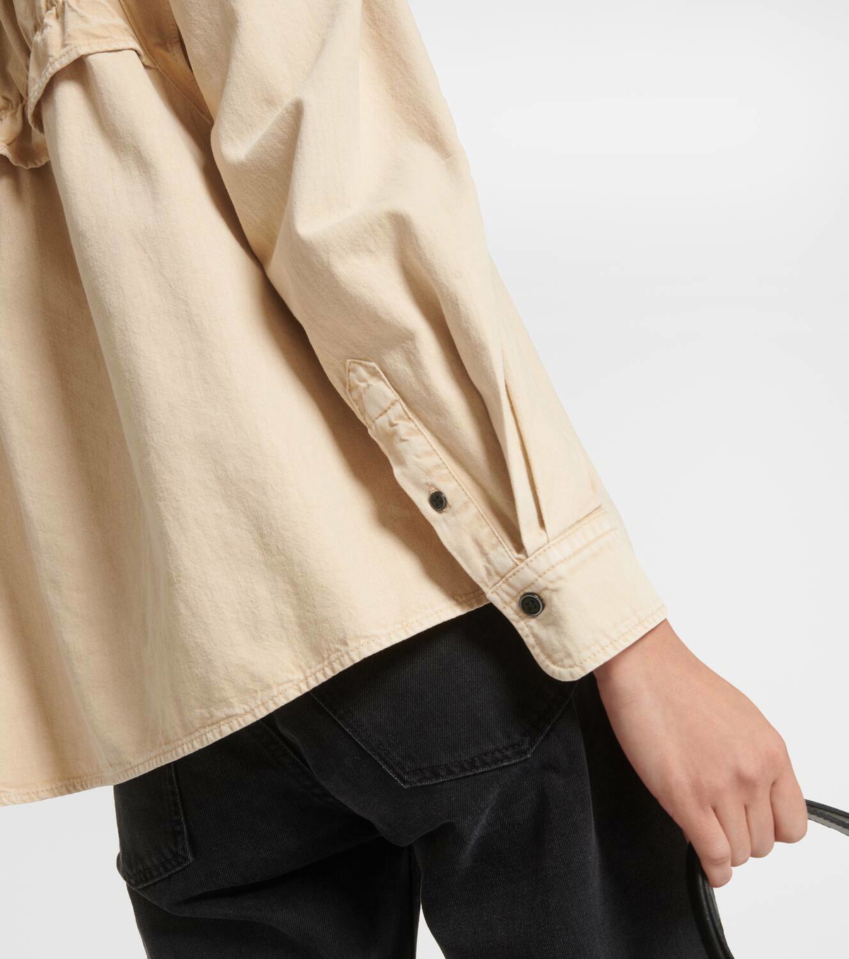 Marant Etoile Idety denim top Isabel Marant Etoile