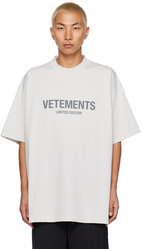 Photo: VETEMENTS Off-White 'Limited Edition' T-Shirt