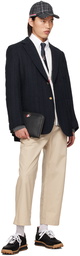 Thom Browne Navy Unstructured Blazer