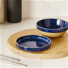 Hasami Porcelain Side Plate in Gloss Blue