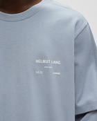 Helmut Lang Dbl Layer Ls Blue - Mens - Longsleeves