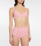 Lisa Marie Fernandez Magdalena crêpe bikini