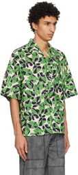 Dsquared2 Green Graphic Shoulder Shirt