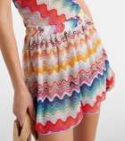 Missoni Mare High-rise printed shorts