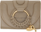 See by Chloé Gray Hana Compact Wallet