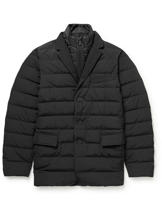 Photo: Orlebar Brown - Downtown Capsule Jarrell Layered Quilted Shell Down Jacket - Black