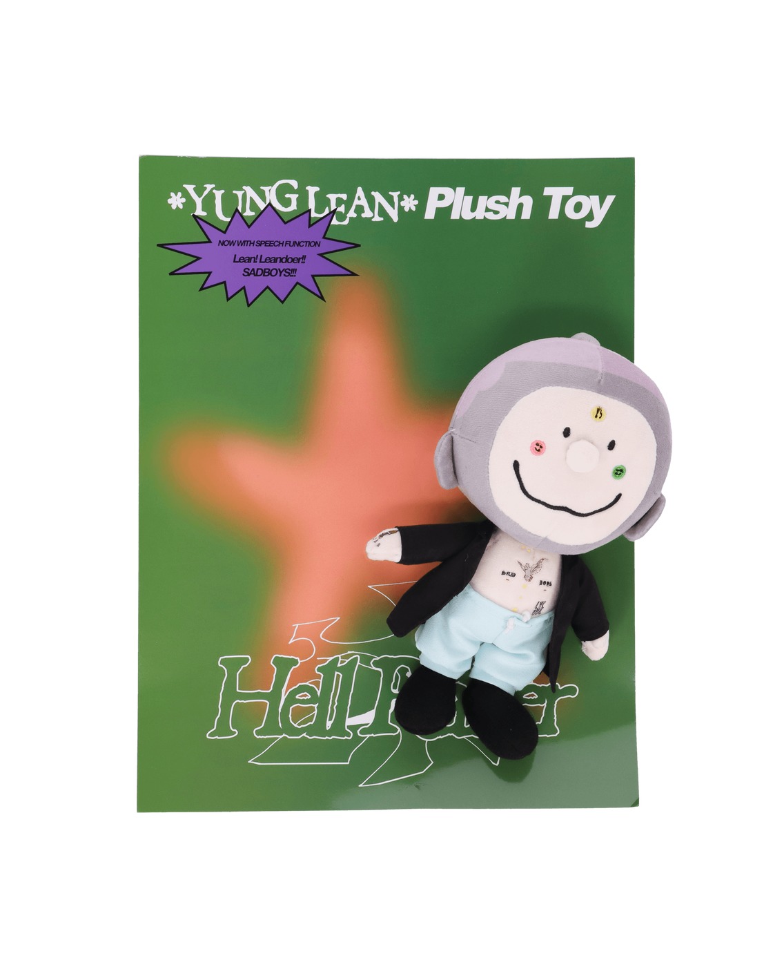 YUNG LEAN DOG BOY PLUSH TOY / YUNG LEAN BOYLIFE LEAN PLUSH TOY