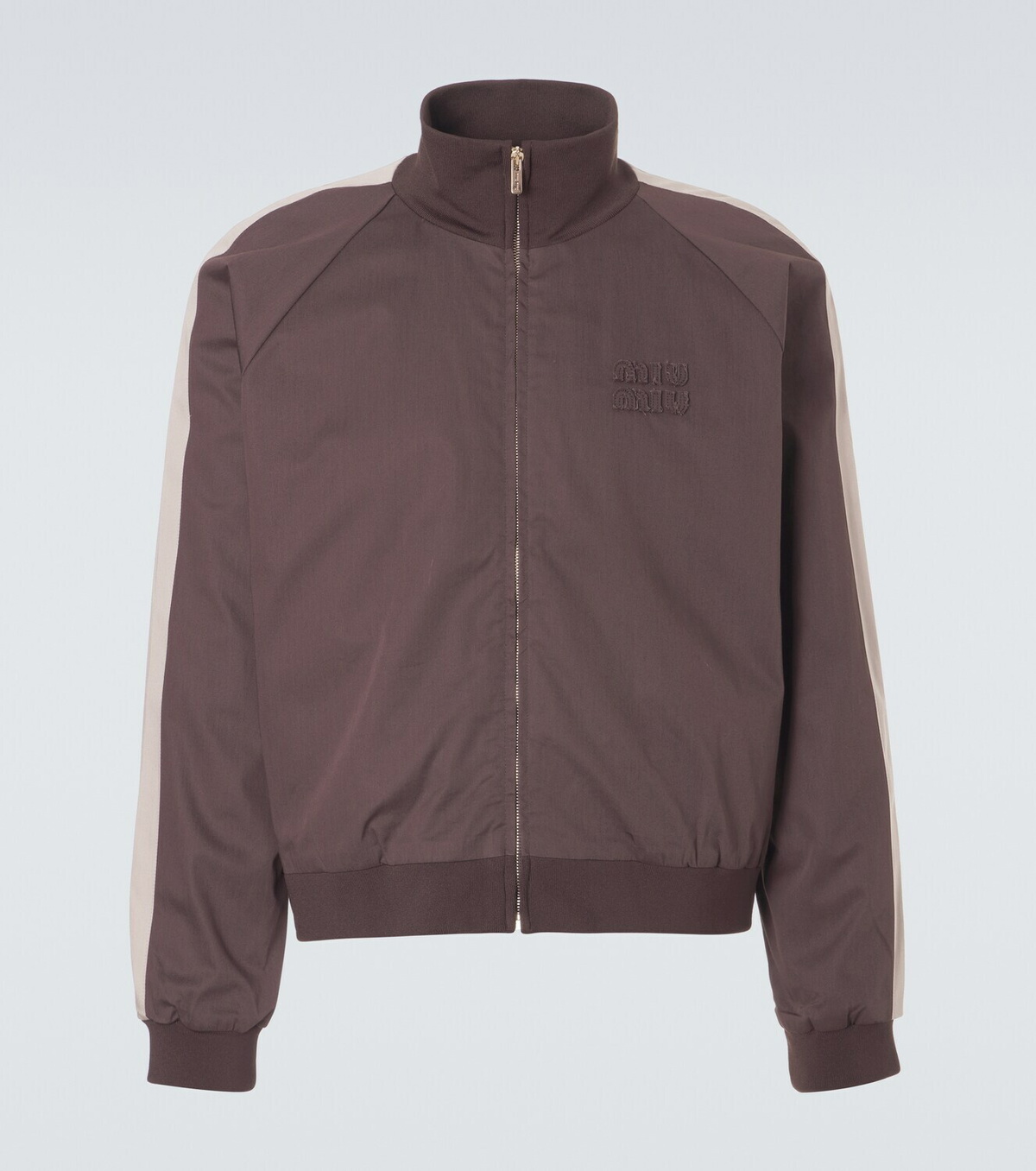 Miu Miu Cotton twill bomber jacket