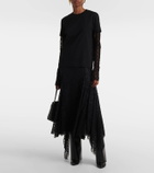 Givenchy Monogram 72 Glitter layered cotton T-shirt
