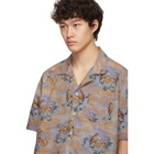 Rhude Brown Eagle Printed Shirt