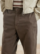 Jeanerica - Genua Wide-Leg Herringbone Cotton-Blend Trousers - Brown