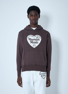 HUMAN MADE Logo Motif Hooded Sweatshirt