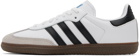 adidas Originals White Samba OG Sneakers