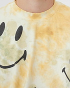 Market Smiley Shibori Dye Tee Yellow - Mens - Shortsleeves