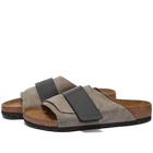 Birkenstock Men's Kyoto in Stone Coin/Black