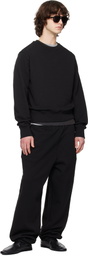 Entire Studios Black Pod Crew Sweatshirt