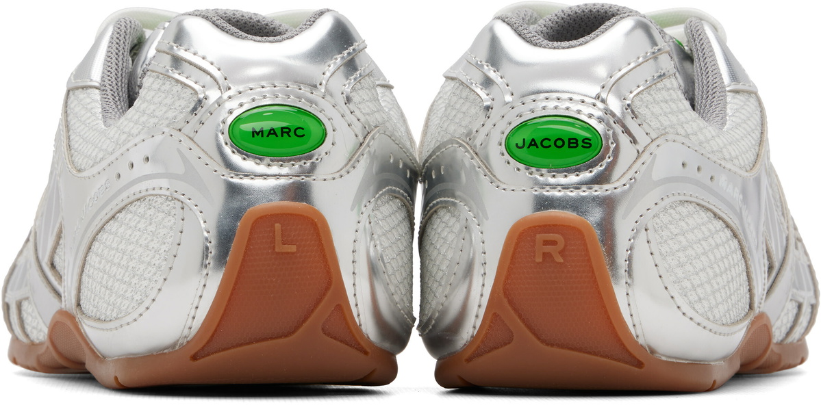 Marc Jacobs Silver 'The Metallic 72 Spring' Sneakers