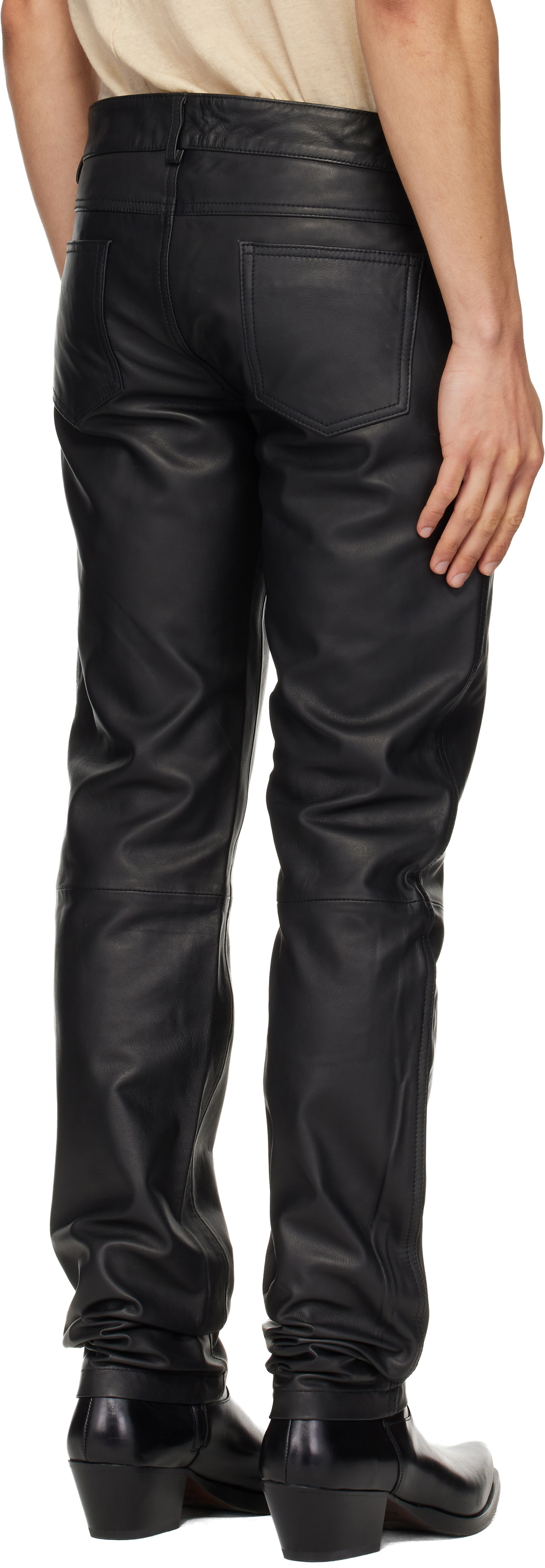 Deadwood Black Ricki Leather Pants