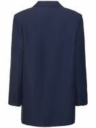 THE FRANKIE SHOP Aiden Linen & Viscose Blazer