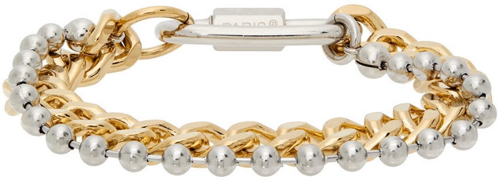 Photo: IN GOLD WE TRUST PARIS Gold & Silver Link Bracelet