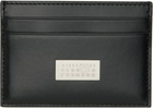 MM6 Maison Margiela Black Leather Card Holder