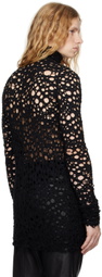 Julius Black Ruptured Turtleneck