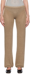 Isa Boulder Beige Isabella Straight Lounge Pants
