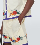 Bode Fruit Bunch appliqué shirt