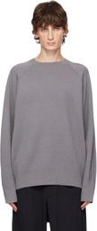 Y-3 Gray 3S Knit Sweater