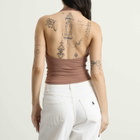 SKIMS Women's Smooth Layers Halter Top in Nutmeg