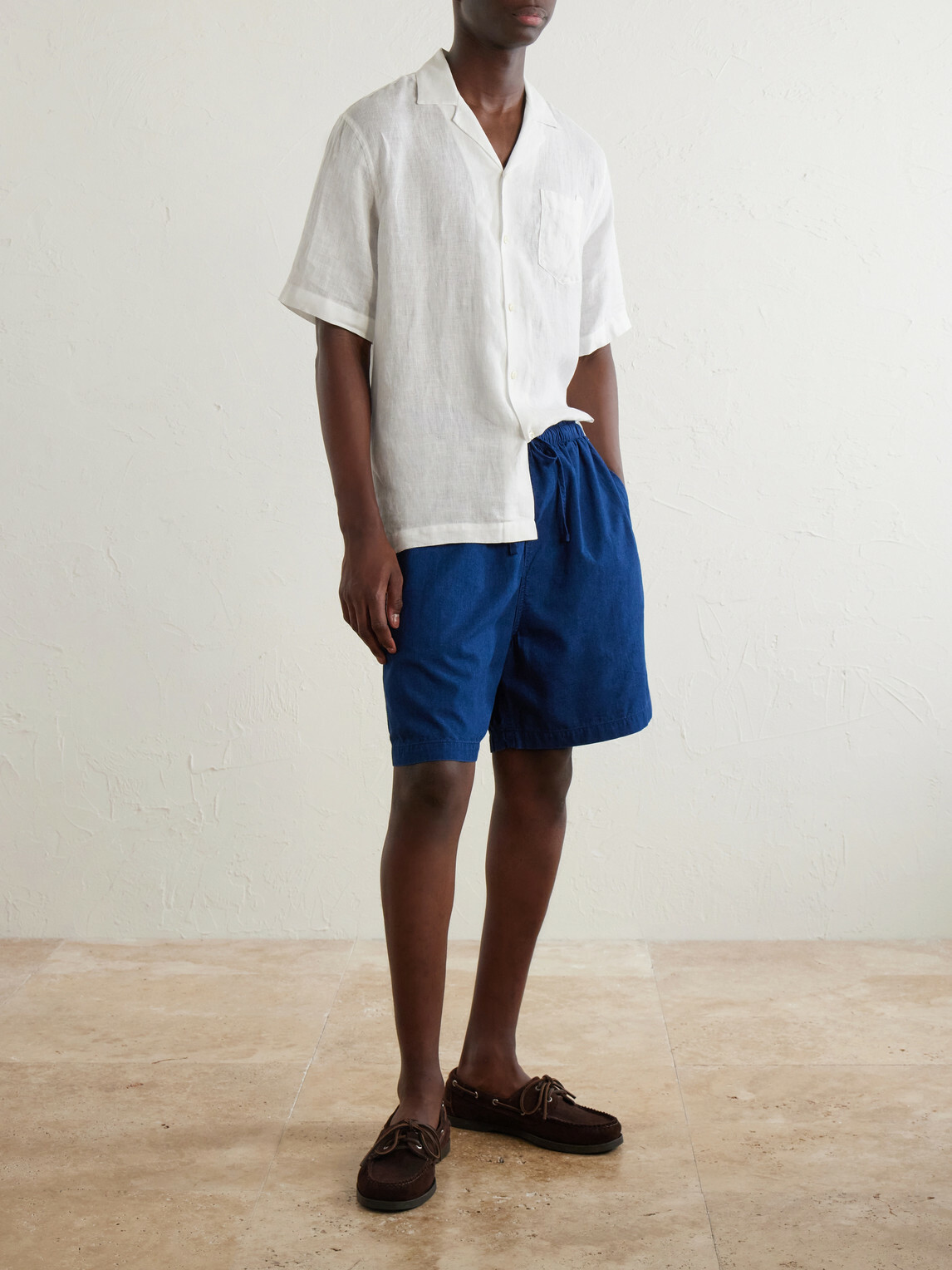 Polo Ralph Lauren - Wide-Leg Cotton-Woven Shorts - Blue