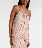 Xu Zhi Chain-detail draped top
