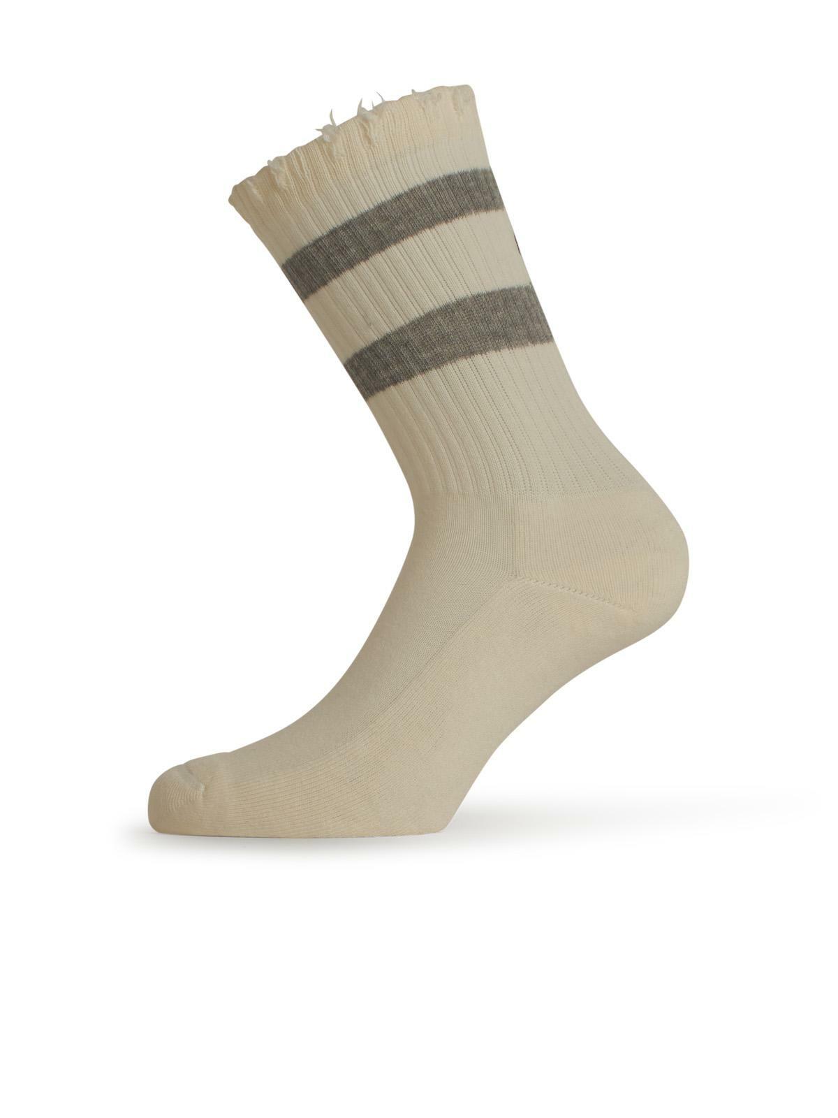 Golden Goose Cream Cotton Blend Socks