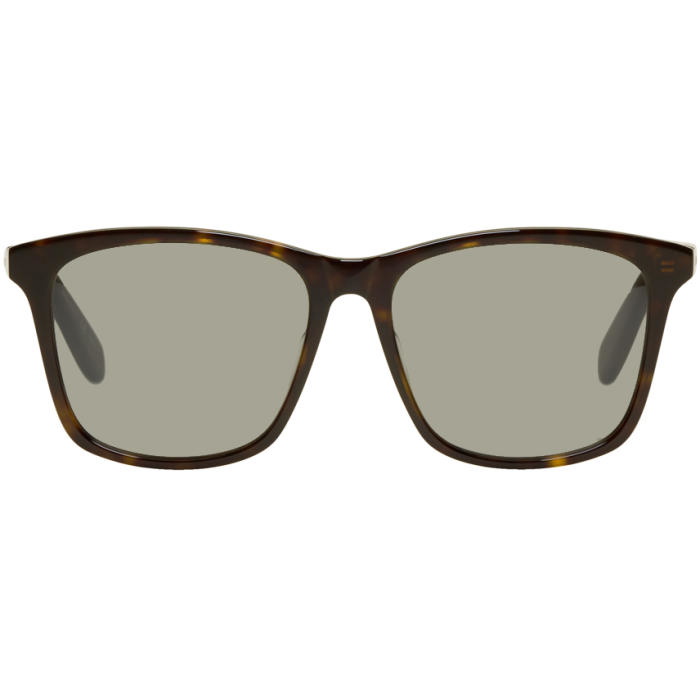 Photo: Saint Laurent Tortoiseshell Oversized Classic Sunglasses