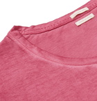 Massimo Alba - Panarea Slim-Fit Garment-Dyed Cotton-Jersey T-Shirt - Men - Pink