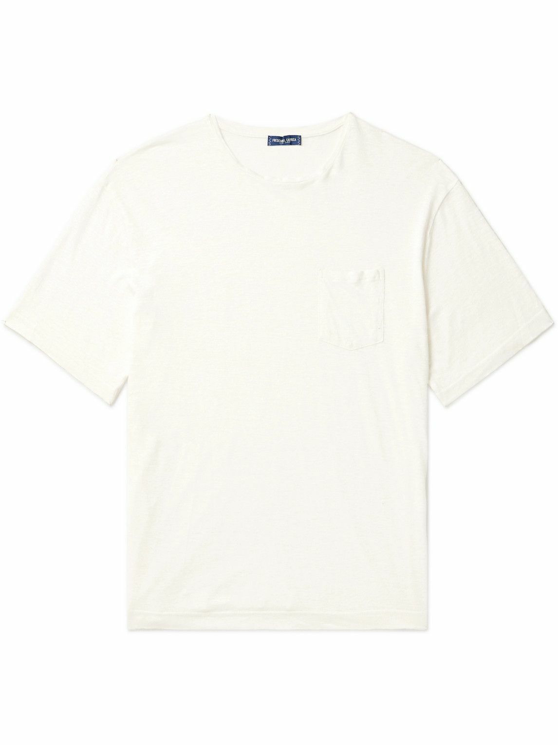 Frescobol Carioca - Carmo Linen T-Shirt - White