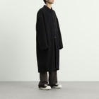 Rick Owens Men's Buttoned Brad Coat in Black